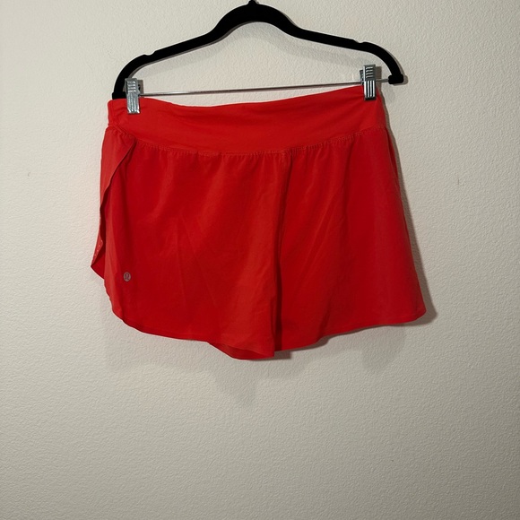 Lululemon Fast And Free Shorts Large Red Glow - Picture 6 of 7